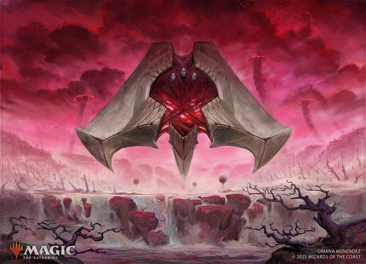 Magic the Gathering illustration done for the Phyrexian-centric March of the Machines set.